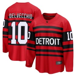Alex Delvecchio Detroit Red Wings Men's Fanatics Branded Red Breakaway Special Edition 2.0 Jersey