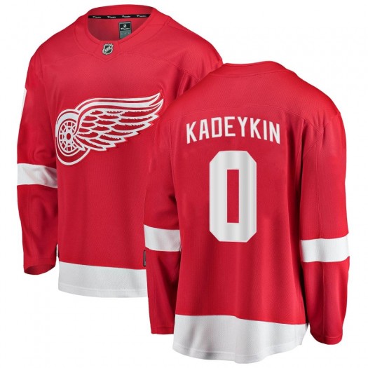 Alexander Kadeykin Detroit Red Wings Men's Fanatics Branded Red Breakaway Home Jersey
