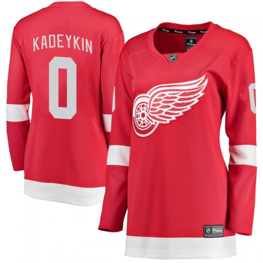 Alexander Kadeykin Detroit Red Wings Women's Fanatics Branded Red Breakaway Home Jersey