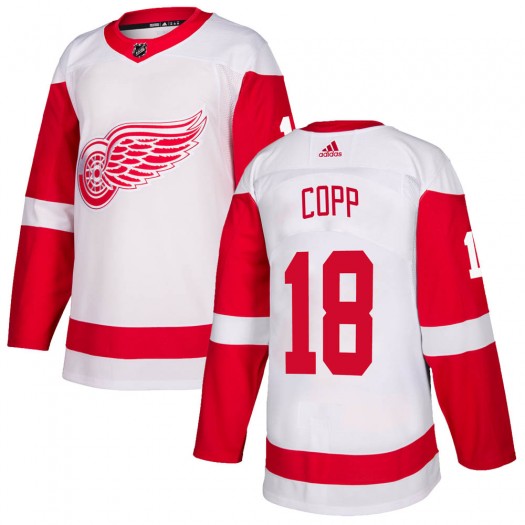 Andrew Copp Detroit Red Wings Men's Adidas Authentic White Jersey