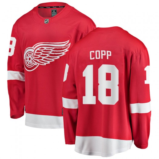 Andrew Copp Detroit Red Wings Youth Fanatics Branded Red Breakaway Home Jersey