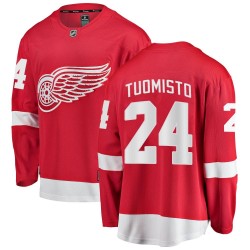 Antti Tuomisto Detroit Red Wings Youth Fanatics Branded Red Breakaway Home Jersey