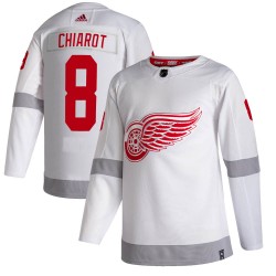 Ben Chiarot Detroit Red Wings Youth Adidas Authentic White 2020/21 Reverse Retro Jersey