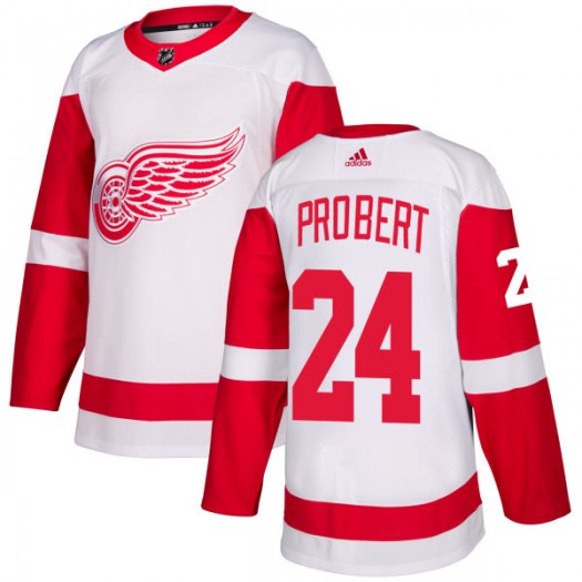 Bob Probert Detroit Red Wings Men's Adidas Authentic White Jersey