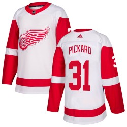Calvin Pickard Detroit Red Wings Men's Adidas Authentic White Jersey
