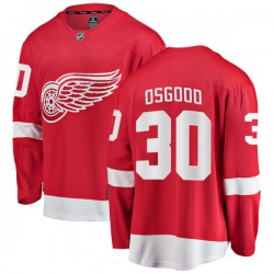 Chris Osgood Detroit Red Wings Men's Fanatics Branded Red Breakaway Home Jersey