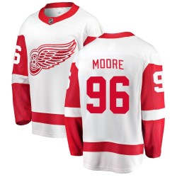 Cooper Moore Detroit Red Wings Men's Fanatics Branded White Breakaway Away Jersey