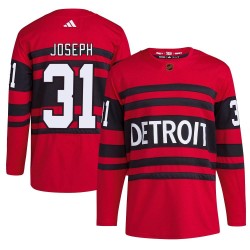 Curtis Joseph Detroit Red Wings Men's Adidas Authentic Red Reverse Retro 2.0 Jersey