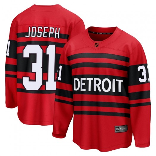 Curtis Joseph Detroit Red Wings Youth Fanatics Branded Red Breakaway Special Edition 2.0 Jersey