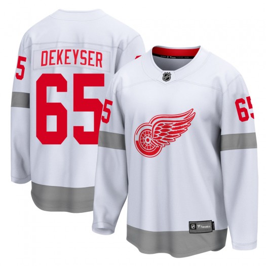 Danny DeKeyser Detroit Red Wings Men's Fanatics Branded White Breakaway 2020/21 Special Edition Jersey