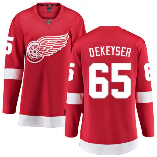 Danny DeKeyser Detroit Red Wings Women's Fanatics Branded Red Home Breakaway Jersey