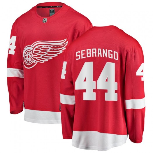 Donovan Sebrango Detroit Red Wings Men's Fanatics Branded Red Breakaway Home Jersey