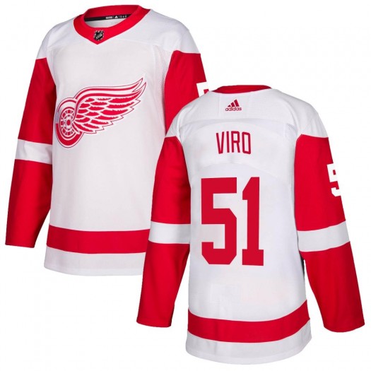 Eemil Viro Detroit Red Wings Men's Adidas Authentic White Jersey