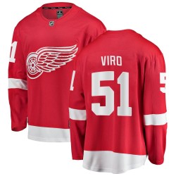 Eemil Viro Detroit Red Wings Youth Fanatics Branded Red Breakaway Home Jersey