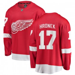 Filip Hronek Detroit Red Wings Men's Fanatics Branded Red Breakaway Home Jersey