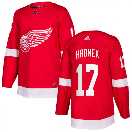 Filip Hronek Detroit Red Wings Youth Adidas Authentic Red Home Jersey