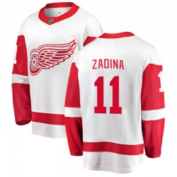 Filip Zadina Detroit Red Wings Men's Fanatics Branded White Breakaway Away Jersey