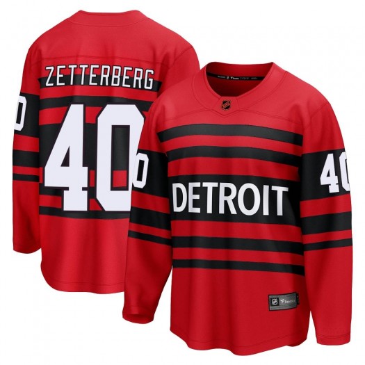 Henrik Zetterberg Detroit Red Wings Men's Fanatics Branded Red Breakaway Special Edition 2.0 Jersey