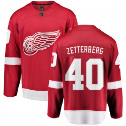 Henrik Zetterberg Detroit Red Wings Men's Fanatics Branded Red Home Breakaway Jersey