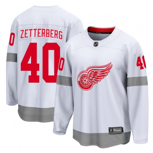 Henrik Zetterberg Detroit Red Wings Men's Fanatics Branded White Breakaway 2020/21 Special Edition Jersey