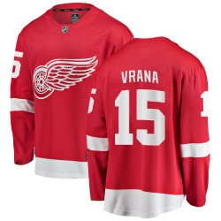 Jakub Vrana Detroit Red Wings Men's Fanatics Branded Red Breakaway Home Jersey