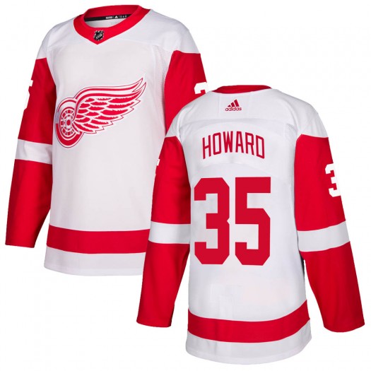 Jimmy Howard Detroit Red Wings Men's Adidas Authentic White Jersey