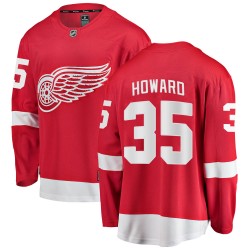 Jimmy Howard Detroit Red Wings Men's Fanatics Branded Red Breakaway Home Jersey