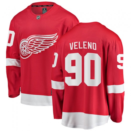 Joe Veleno Detroit Red Wings Men's Fanatics Branded Red Breakaway Home Jersey