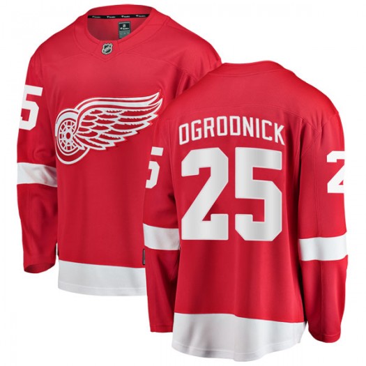 John Ogrodnick Detroit Red Wings Youth Fanatics Branded Red Breakaway Home Jersey