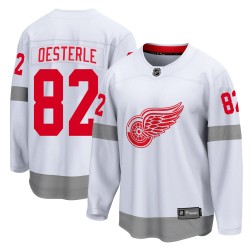 Jordan Oesterle Detroit Red Wings Men's Fanatics Branded White Breakaway 2020/21 Special Edition Jersey