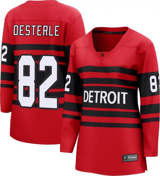 Jordan Oesterle Detroit Red Wings Women's Fanatics Branded Red Breakaway Special Edition 2.0 Jersey