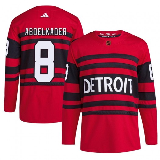 Justin Abdelkader Detroit Red Wings Men's Adidas Authentic Red Reverse Retro 2.0 Jersey