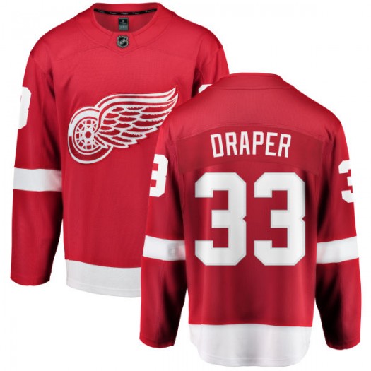 Kris Draper Detroit Red Wings Men's Fanatics Branded Red Home Breakaway Jersey