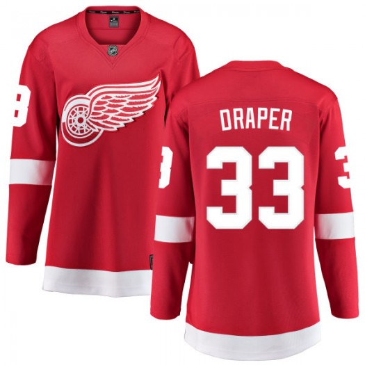 Kris Draper Detroit Red Wings Women's Fanatics Branded Red Home Breakaway Jersey