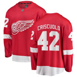 Kyle Criscuolo Detroit Red Wings Men's Fanatics Branded Red Breakaway Home Jersey