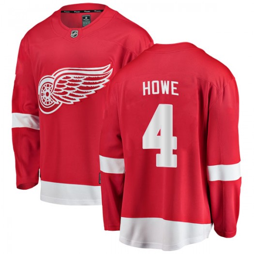 Mark Howe Detroit Red Wings Youth Fanatics Branded Red Breakaway Home Jersey