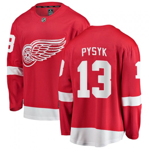 Mark Pysyk Detroit Red Wings Youth Fanatics Branded Red Breakaway Home Jersey