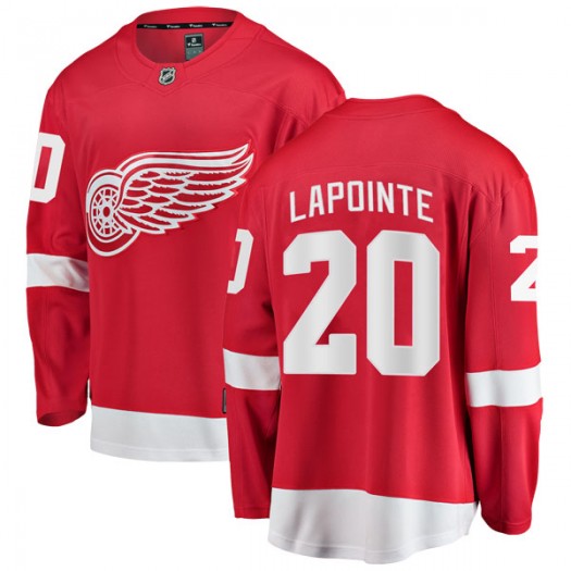 Martin Lapointe Detroit Red Wings Men's Fanatics Branded Red Breakaway Home Jersey