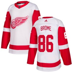 Mathias Brome Detroit Red Wings Youth Adidas Authentic White Jersey
