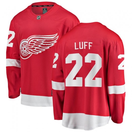Matt Luff Detroit Red Wings Men's Fanatics Branded Red Breakaway Home Jersey