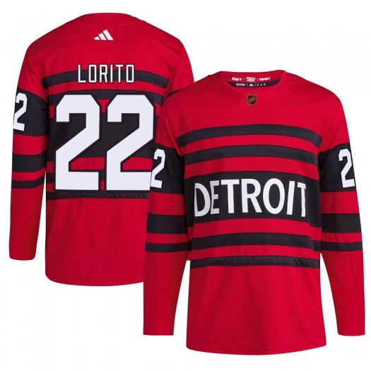 Matthew Lorito Detroit Red Wings Men's Adidas Authentic Red Reverse Retro 2.0 Jersey