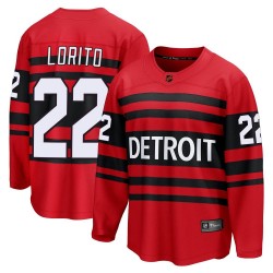 Matthew Lorito Detroit Red Wings Men's Fanatics Branded Red Breakaway Special Edition 2.0 Jersey