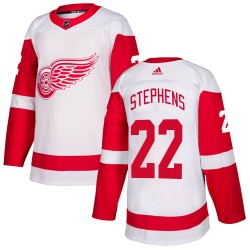 Mitchell Stephens Detroit Red Wings Men's Adidas Authentic White Jersey