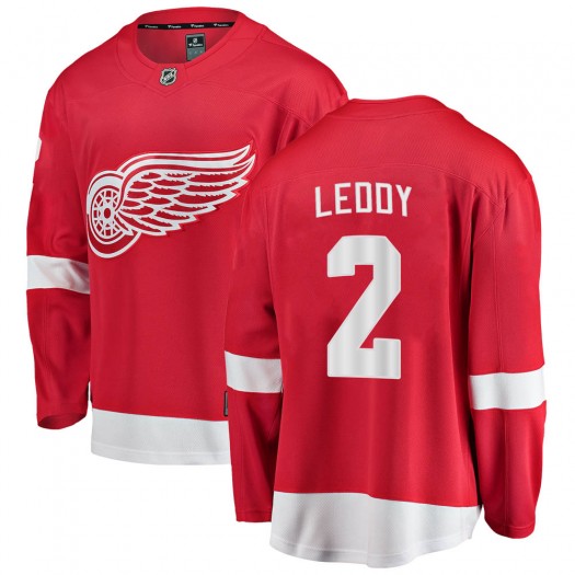 Nick Leddy Detroit Red Wings Men's Fanatics Branded Red Breakaway Home Jersey
