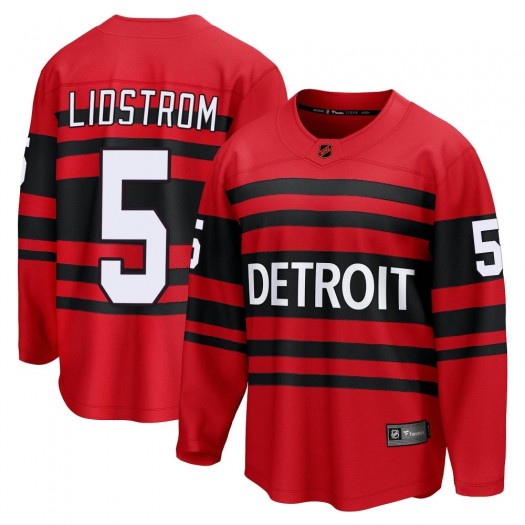 Nicklas Lidstrom Detroit Red Wings Youth Fanatics Branded Red Breakaway Special Edition 2.0 Jersey