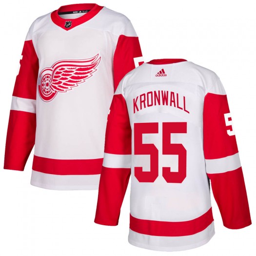 Niklas Kronwall Detroit Red Wings Youth Adidas Authentic White Jersey