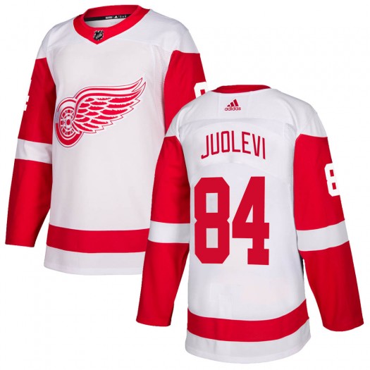 Olli Juolevi Detroit Red Wings Men's Adidas Authentic White Jersey