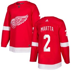 Olli Maatta Detroit Red Wings Men's Adidas Authentic Red Home Jersey