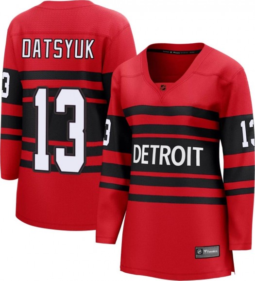 Pavel Datsyuk Detroit Red Wings Women's Fanatics Branded Red Breakaway Special Edition 2.0 Jersey