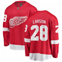 Reed Larson Detroit Red Wings Youth Fanatics Branded Red Breakaway Home Jersey